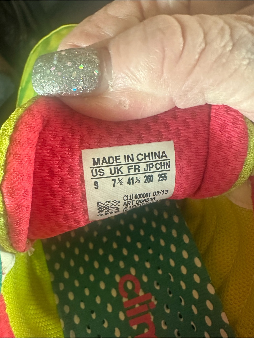 Adidas Clima Cool Aerate 2 Yellow Green Pink athletic Shoes - Picture 6 of 8